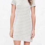 Madewell Dress Cotton Striped Short Sleeve Button Back Mini Size XS Photo 0