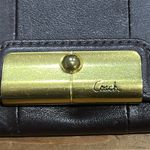 Coach Vintage Chocolate Brown  Leather Trifold Wallet Photo 1