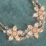 Brighton Vintage Flower of Dreams Floral Crystal Silver Tone Bracelet Retired Photo 7