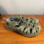 Keen  Women's Whisper Sandal Hiking Closed Toe Slip On Adjustable Olive Green 8.5 Photo 4