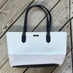 Kate Spade  Laurel Way Medium Dally Tote Bag Saffiano Leather Cream Colorblock Photo 0
