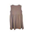 SheIn Size Small S Taupe Light Brown Short Dress Polyester Sleeveless Photo 1