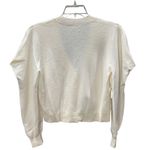 Ulla Johnson  Merino Wool V Neck‎ Cardigan Puff Sleeve Cream Sweater Size Small Photo 2