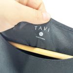 Tavi Black Gold Snake Skin High Low Print Tank Top Sleeveless Sz XS Photo 3