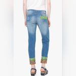 Desigual  Exotic Jeans Ethnic Ankle Size 28 Photo 1