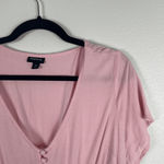 Torrid  Women's Baby‎ Doll Blouse Pink Sz L Photo 2