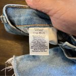 Everlane Straight Leg Jeans Pants Fringe Distr Hem Light Wash 27 High Rise Photo 7