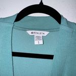 Athleta  Purana V Neck Wrap Sweatshirt L Seafoam Photo 2