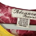 Advance Apparels Red Blue Yellow Green Boho Sleeveless Top Free Size Size undefined Photo 2