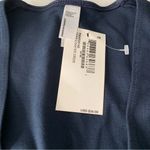 American Apparel  Deep V-Neck Skater Dress Navy Size S Photo 3