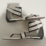 Michael Kors MICHAEL Nadine Flat T-Strap Gladiator Black White Sandals Size 6 Photo 5