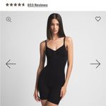 SKIMS  Seamless Sculpt Mid-Thigh Bodysuit Onyx‎ Size M Photo 2