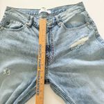 Kancan Medium Wash Ripped Raw Hem Mid Rise Distressed Blue Denim Jeans No Sz Tag Photo 5