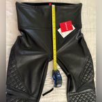 Spanx NWT NEW Quilted Faux Leather Shiny MOTO LEGGINGS-#20248R-BLACK Sz Small Photo 8
