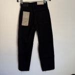 Everlane NWT Sz 24 The Way High Straight Jean in Coal Black Organic Cotton Photo 3