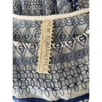 New Romantics Free People Embroidered White Blue Geometric Dress XS MSRP $268 Photo 4