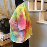 Love, Fire Love Fire Tie Dye Crop Top Photo 1