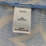 Taylor Dress Circle Geometric Blue Cream Size 2 Hoco Wedding Party Brunch Photo 3