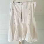 Wild Fable  Denim Pleated Mini A‎ Line Dress White NWT Photo 2