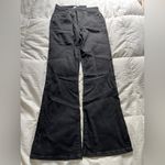 Loft NWT:  Black the slim Flared high waisted curvy jeans size 28/6 Photo 0