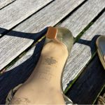 Marc Fisher Norsa Block Heel Braided Sandal gold Leather classy fall size 7.5 Photo 9