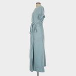 Tuckernuck  Pomander Place Clarissa Belted Jersey Maxi Dress Slate Blue Medium Photo 8