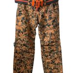 Rare Authier Orange Palm Print Ski Pants Size Large. Photo 5