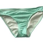 Xhilaration Bikini Bottom Hipster Brief Striped Mint Green S Photo 0