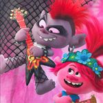 Trolls World Tour Nurse Doctor Pharmacist Medical Scrub Top Size 4XL EUC #2002 Black Photo 4