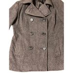 Herman Kay Dark Gray Double Breasted Women’s Pea Coat size Small Vintage Photo 2