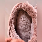 Isotoner Womans  Slipon Slide Slippers 8.5/9 Maroon Cuff NWOT Photo 6