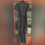 Karl Lagerfeld PARIS Scuba Crepe Wide Leg Jumpsuit Black Photo 4