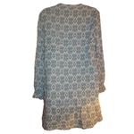 YA Los Angeles HAYDEN LOS ANGELES BOHO TRIBAL PRINT DRESS GAUZE HI-LOW TUNIC 2 XL Photo 1