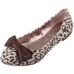 BCBGeneration  Laurel 2 Leopard Bow Flats Size 8 Photo 0