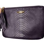 GiGi New York Python Leather Embossed Zip All Photo 0