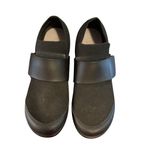 Alegria Traq Quik Walk Solid Black Shoes Hook Loop Slip On Size 40 US 9.5 Photo 1