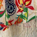 SheIn CURVE SXY Skirt Size 0XL Faux Wrap Fringe Beach Tropical Vacation Travel Photo 8