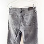 Madewell  High Rise Perfect Vintage Jeans Ripped Knee Raw Hem Lunar Black 28 / 6 Photo 3