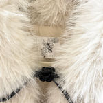 Altar'd State  Elodie Tie-Front Fur Jacket in Soft Cream — Size S — New Photo 3