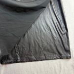 The Drop Manon 2X Faux Leather Midi Skirt Black Wrap Tied Goth Sexy Edgy Party Photo 4