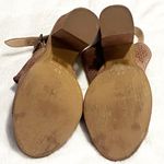 Kelsi Dagger  Mason Tan Perforated Block Heel Open Toe Sandal Buckle Size 8.5 Photo 3