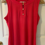 Jones Studio Sleeveless  Pink Scoop Neck Blouse in M Photo 0