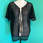 Cutie Blonde Brand from Japan lace coverup 😁 Black Size M Photo 4
