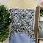 Designer formal beaded sequin embellished gown prom wedding guest dress Purple Size undefined Photo 3