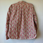 Talbots  Paisley Button Up 12 Western Career Garden Colorful‎ Floral 100% Cotton Photo 10