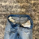 American Eagle  Curvy Super Hi-Rise Jegging Light Washed Ripped Jeans Photo 1