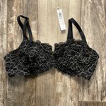 Soma  Black Floral Lace Bra Size 36C Photo 5