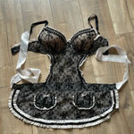 Victoria's Secret  Sexy little things French Maid Baby Doll Lingerie Sz 34D Photo 4