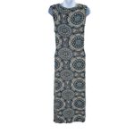 Free People Love From London Tank Sleeveless Fitted Medallion Print Midi Dress Photo 8