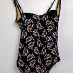 Moontide |Floral One Piece Ruched Twist Front sz 10 Photo 3